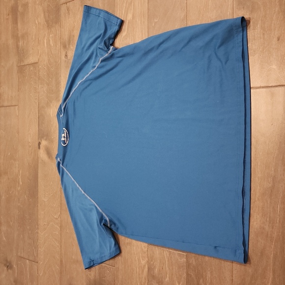 Men's Under Armour Athletic Tee Shirt Blue Size L - Picture 3 of 3